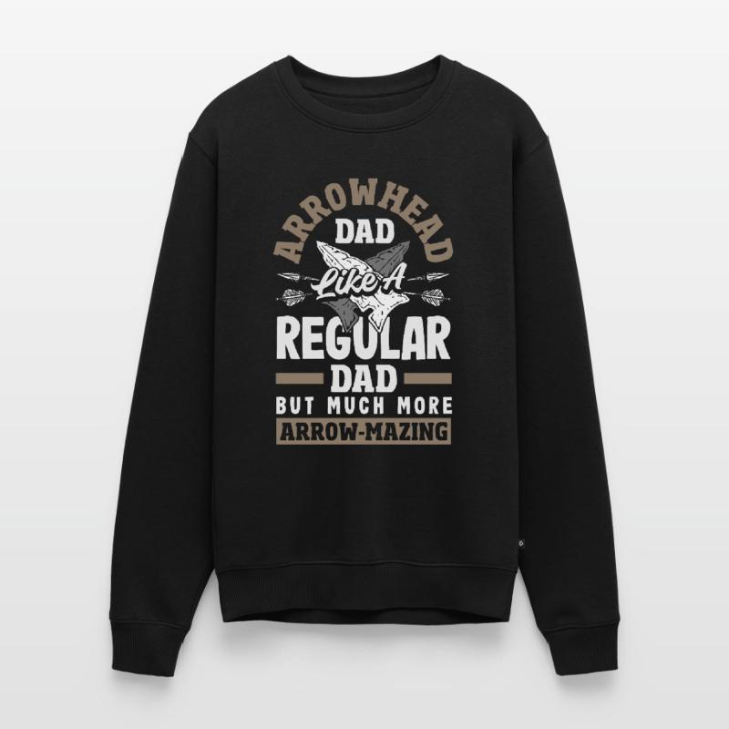 Pointe de flèche Chasseur Tir à l’arc Pointe de flèche Pull Premium bio Homme