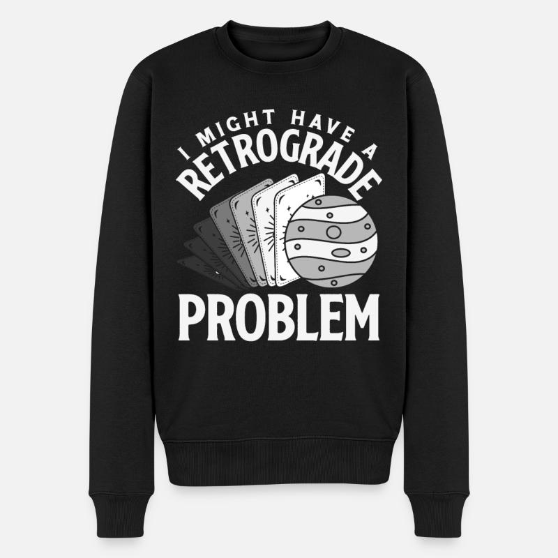 Retrograde planets Mercury retrograde - Men's Premium Organic Jumper - black