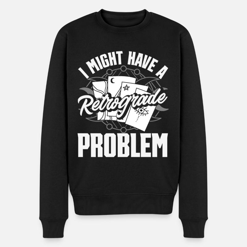 Retrograde planets Mercury retrograde - Men's Premium Organic Jumper - black