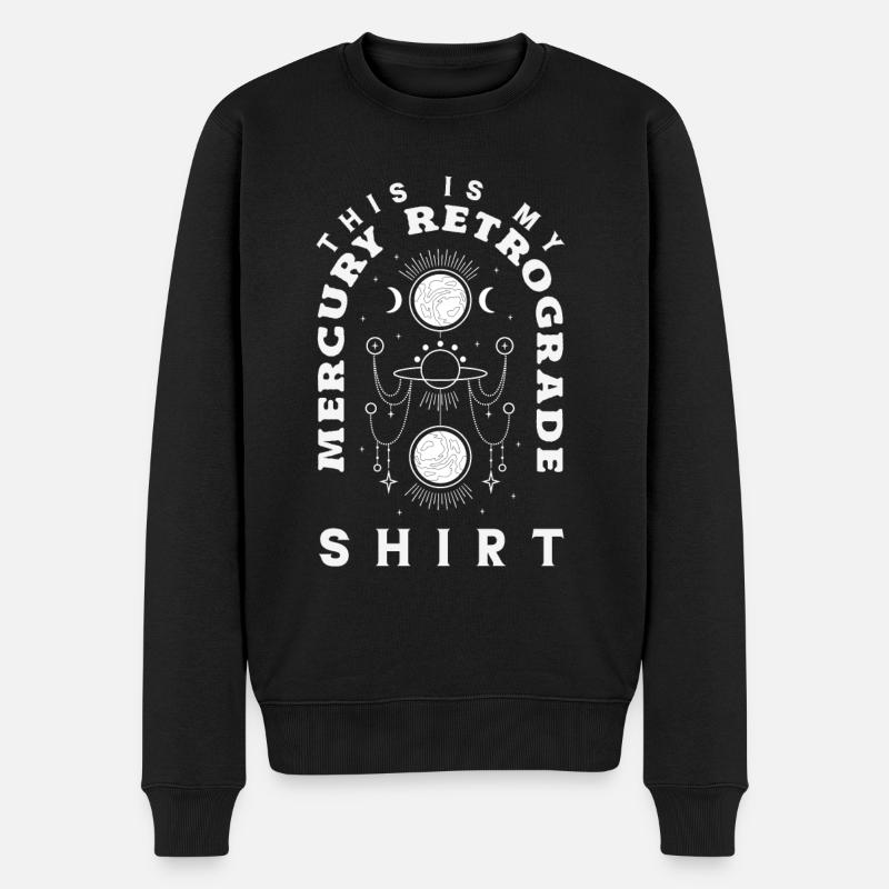 Retrograde planets Mercury Retrograde - Men's Premium Organic Jumper - black