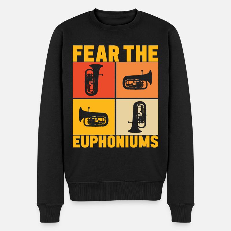 Euphonium Euphoniste - Pull Premium bio Homme - noir