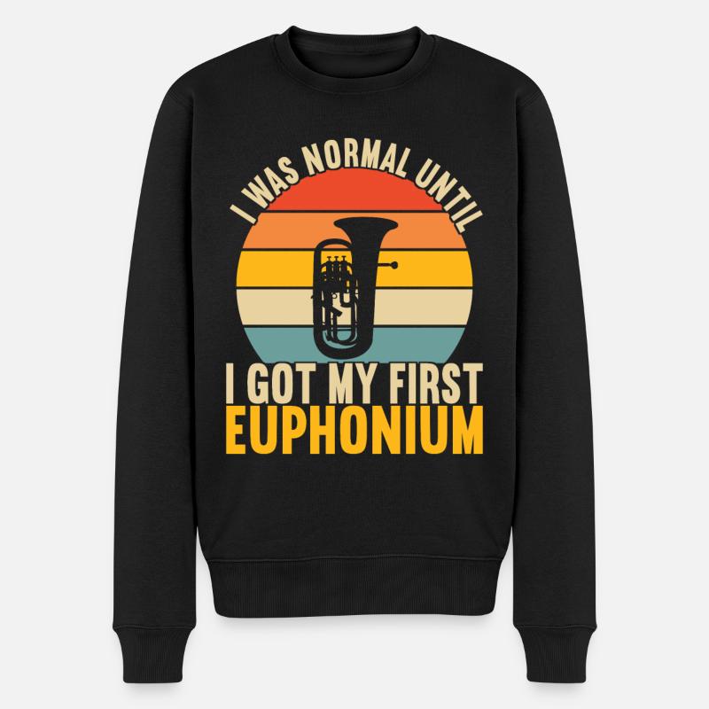 Euphonium Euphoniste - Pull Premium bio Homme - noir