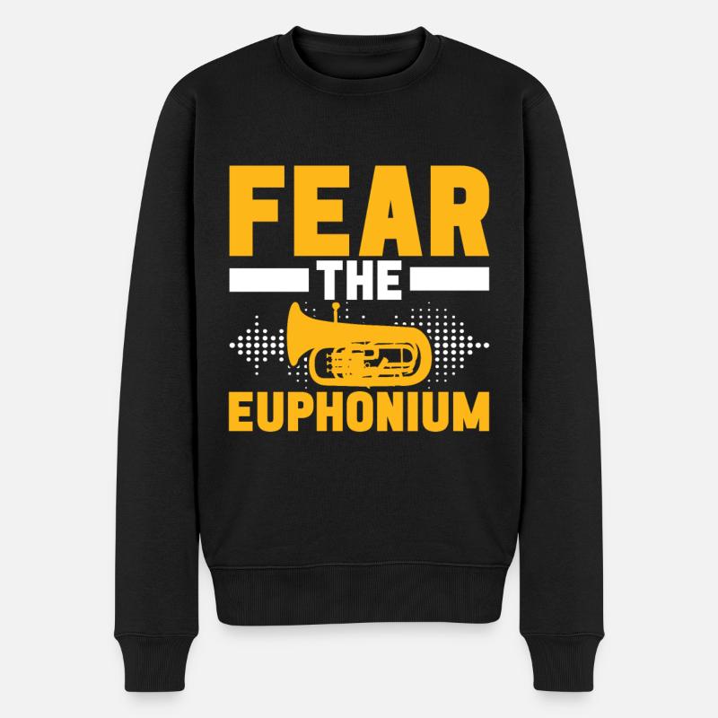 Euphonium Euphonist - Männer Premium Bio Pullover - Schwarz
