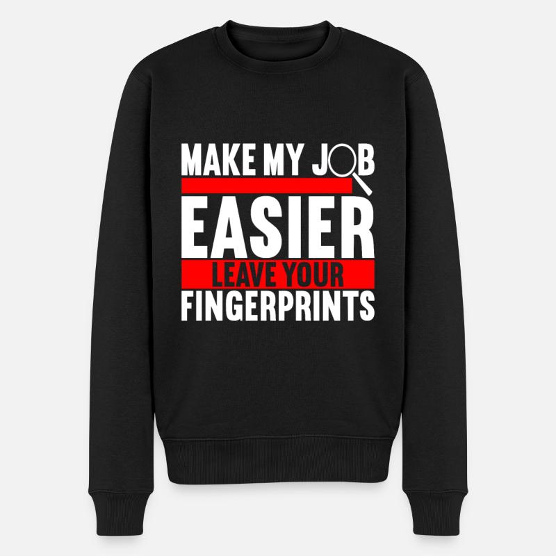 Forensics Forensic Scientist - Men's Premium Organic Jumper - black