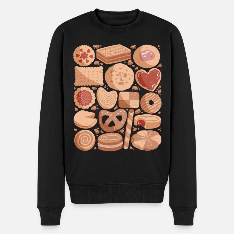 Biscuits et biscuits - Pull Premium bio Homme - noir