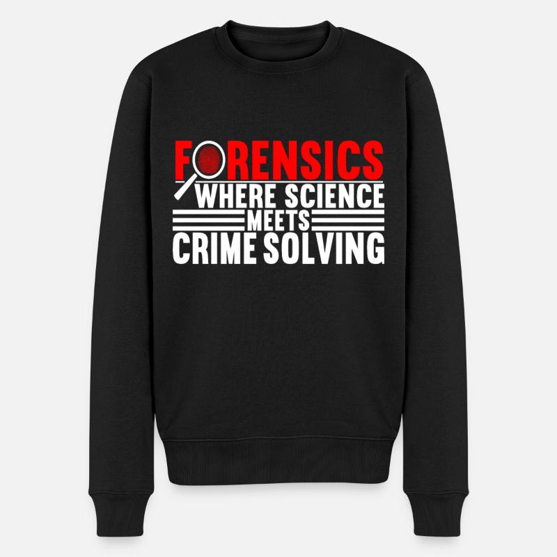 Forensics Forensic Scientist - Men's Premium Organic Jumper - black
