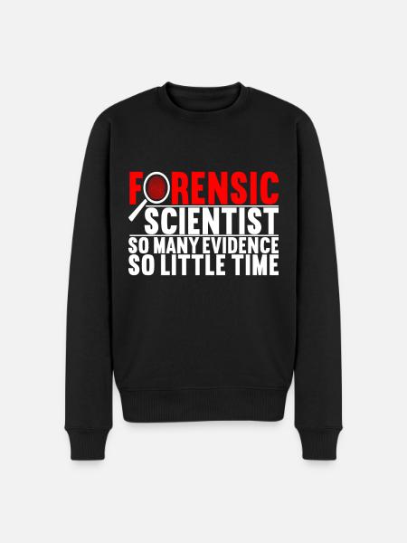 Forensics Forensic Scientist - Men's Premium Organic Jumper - black