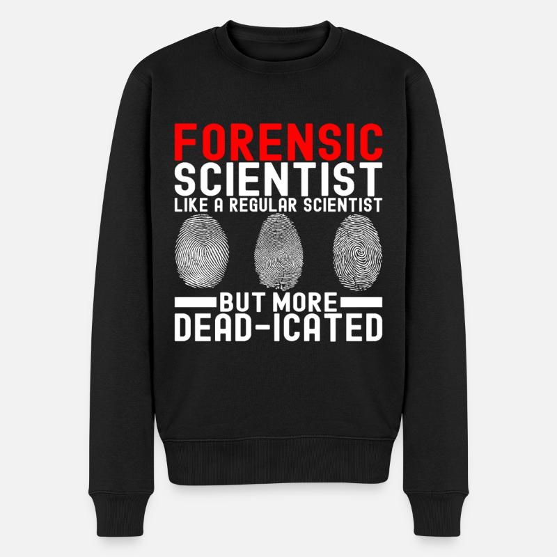 Forensics Forensic Scientist - Men's Premium Organic Jumper - black