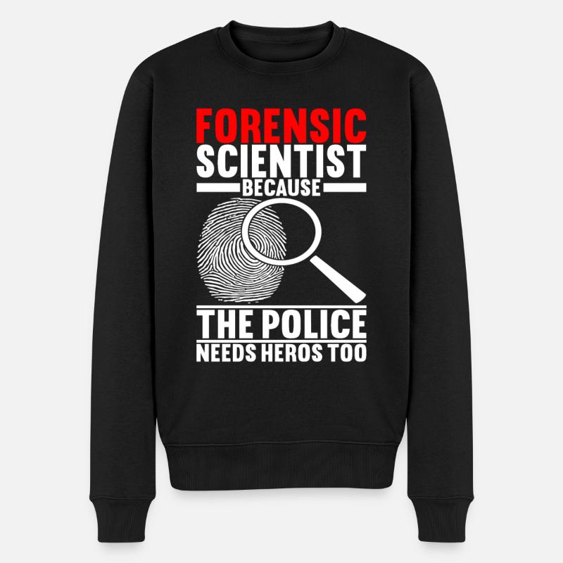 Criminalistique - Pull Premium bio Homme - noir