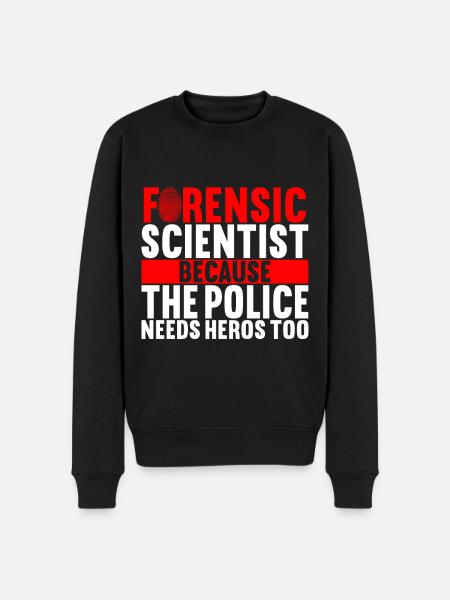 Forensik Forensiker - Männer Premium Bio Pullover - Schwarz