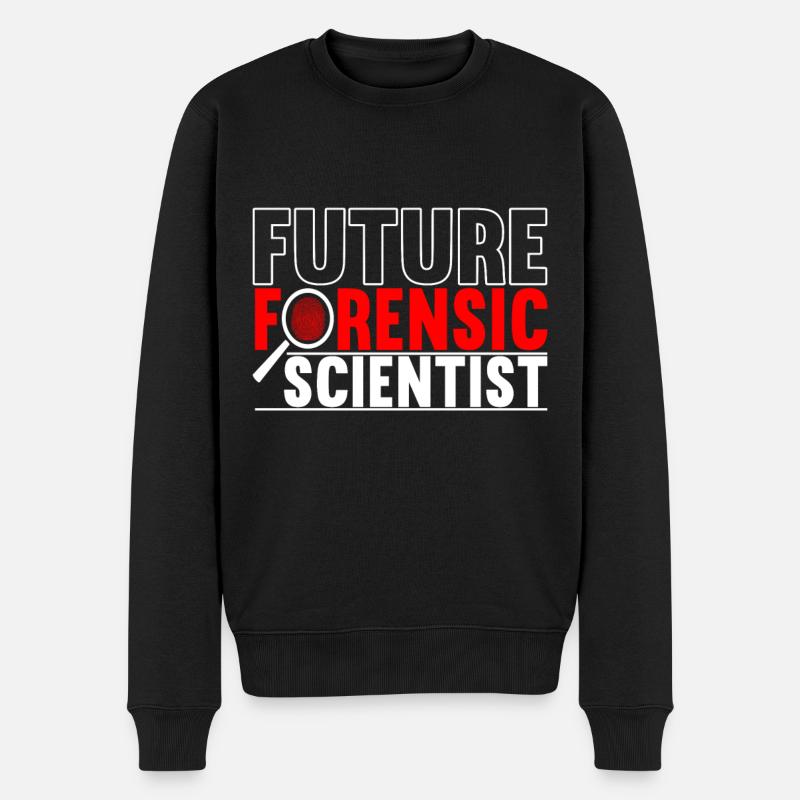 Forensics Forensic Scientist - Men's Premium Organic Jumper - black