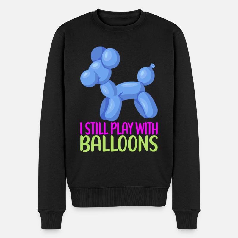 Ballon Animal Ballon Twisting - Pull Premium bio Homme - noir