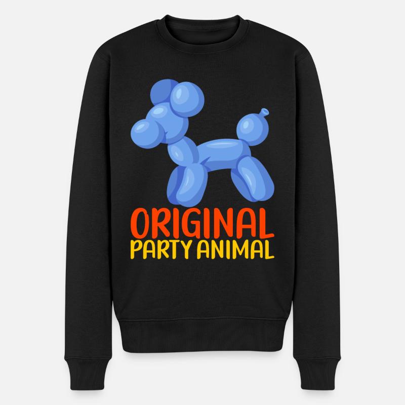 Ballon Animal Ballon Twisting - Pull Premium bio Homme - noir