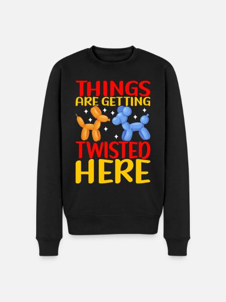 Balloon Animal Balloon Twisting - Men's Premium Organic Jumper - black