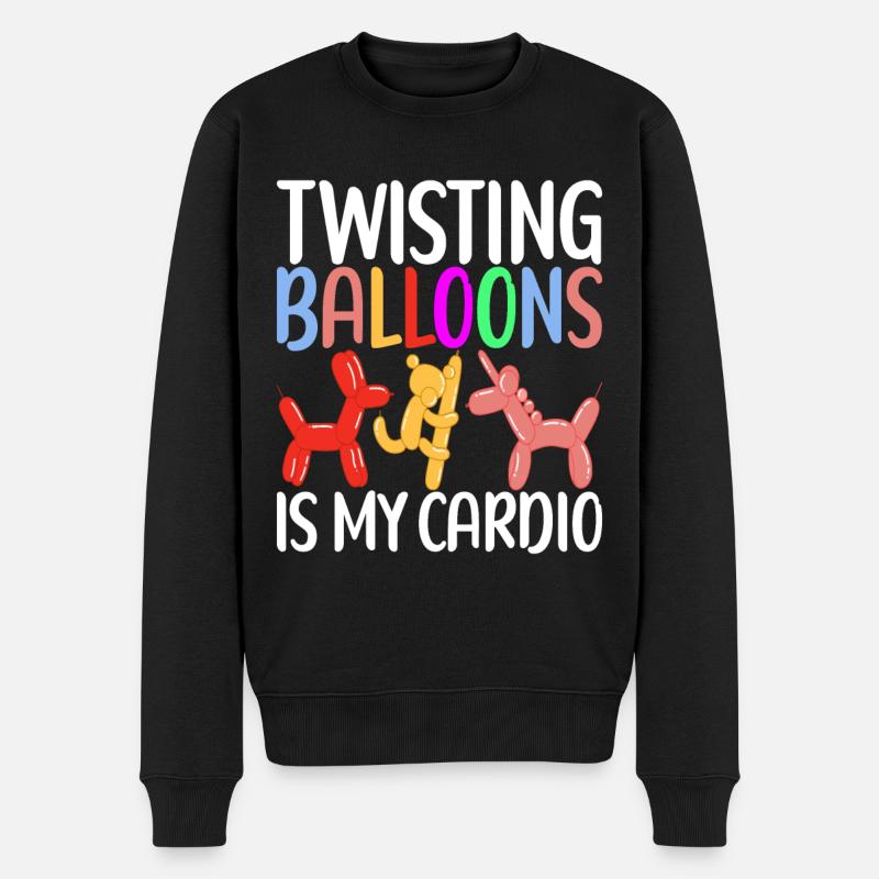 Ballon Animal Ballon Twisting - Pull Premium bio Homme - noir