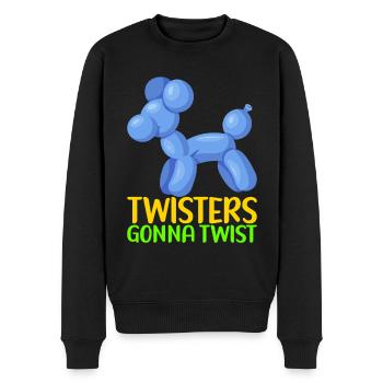 Ballontier Balloon Twisting - Männer Premium Bio Pullover - Schwarz - Vorne - Nico (187cm)