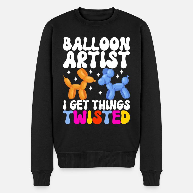 Ballon Animal Ballon Twisting - Pull Premium bio Homme - noir