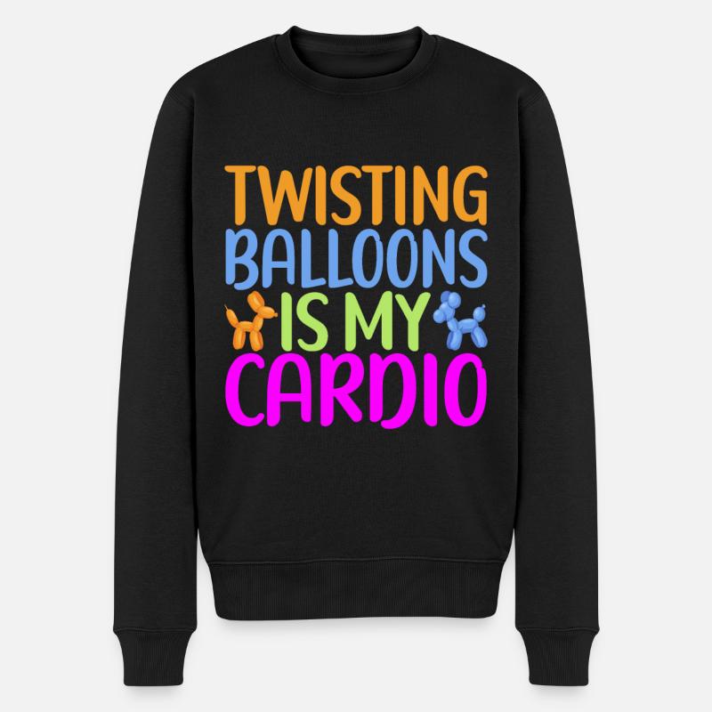 Ballon Animal Ballon Twisting - Pull Premium bio Homme - noir