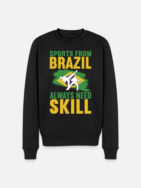 Capoeira Capoeirista - Men's Premium Organic Jumper - black