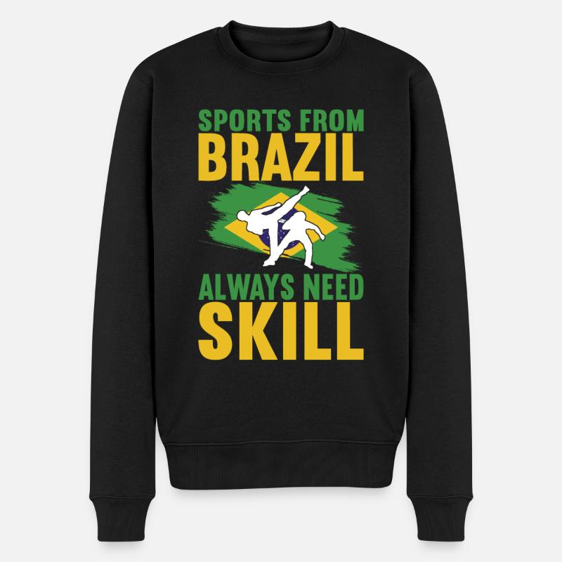 Capoeira Capoeirista - Pull Premium bio Homme - noir