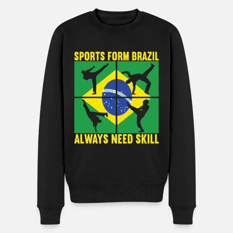 Capoeira Capoeirista - Pull Premium bio Homme - noir