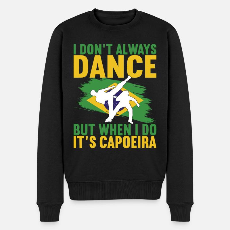 Capoeira Capoeirista - Männer Premium Bio Pullover - Schwarz