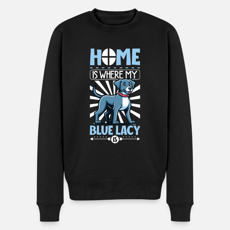 Accueil - Blue Lacy - Pull Premium bio Homme - noir