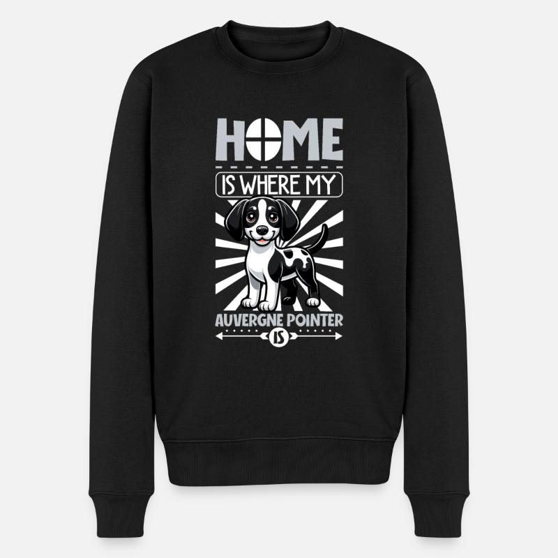 Accueil - Braque d’Auvergne - Pull Premium bio Homme - noir