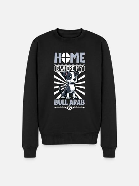Home - Bull Arab - Men's Premium Organic Jumper - black