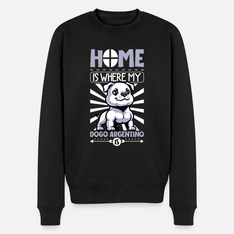 Accueil - Dogue Argentino - Pull Premium bio Homme - noir