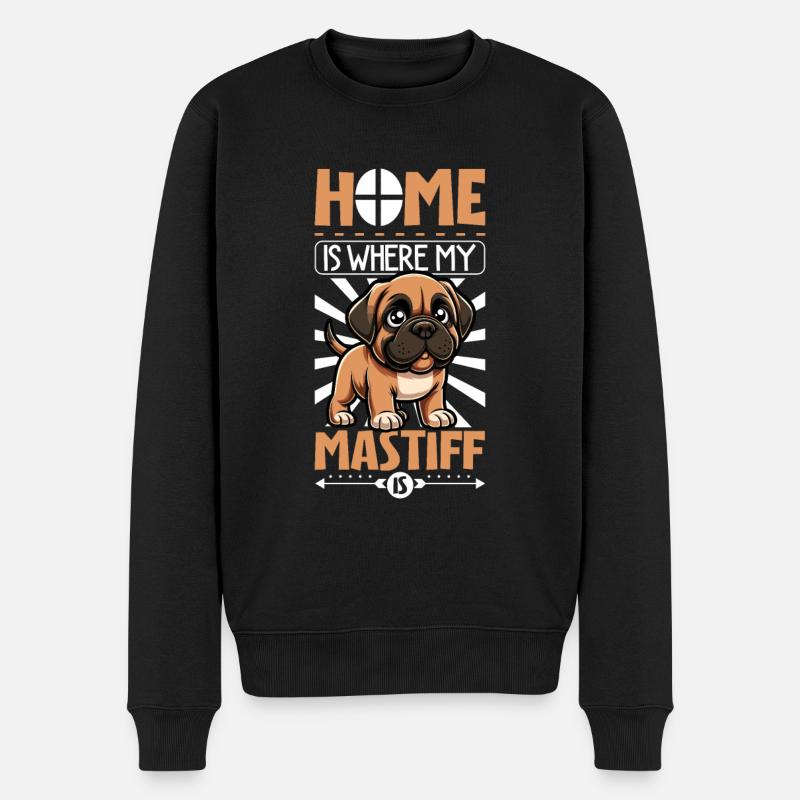 Accueil - Mastiff anglais - Pull Premium bio Homme - noir