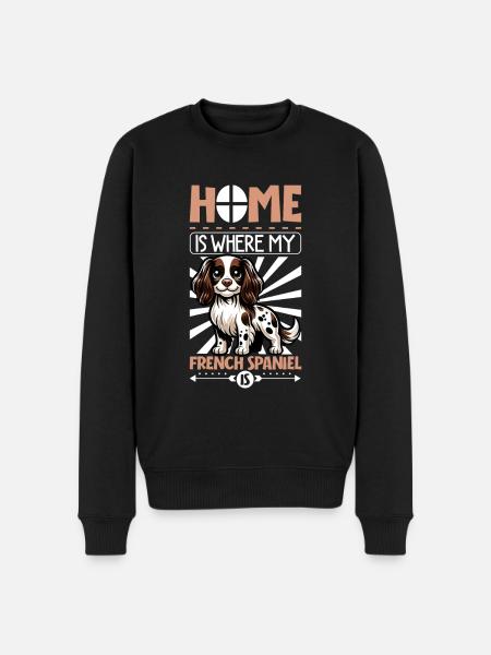 Home - Epagneul Français - Men's Premium Organic Jumper - black
