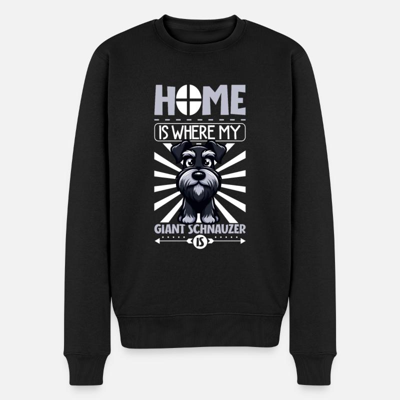 Accueil - Schnauzer géant - Pull Premium bio Homme - noir
