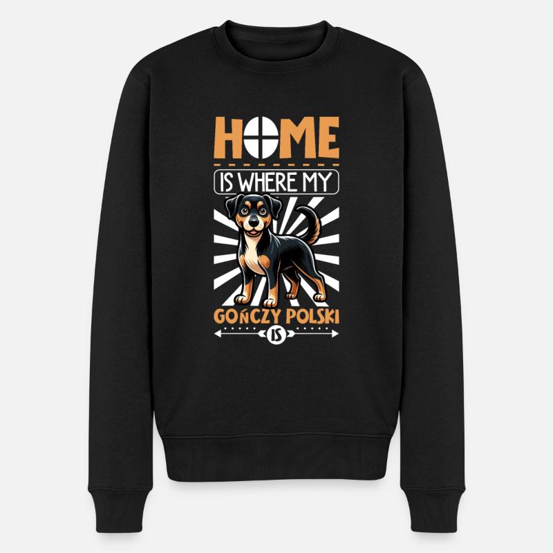 Accueil - Gonczy Polski - Pull Premium bio Homme - noir