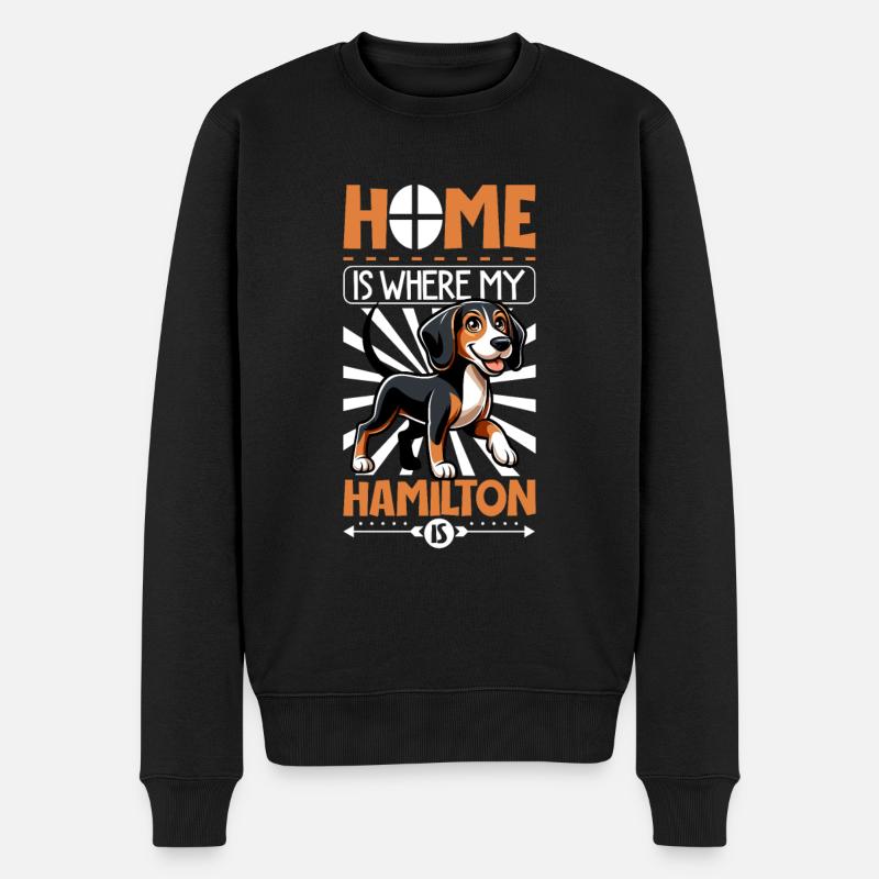Accueil - Hamiltonstövare - Pull Premium bio Homme - noir
