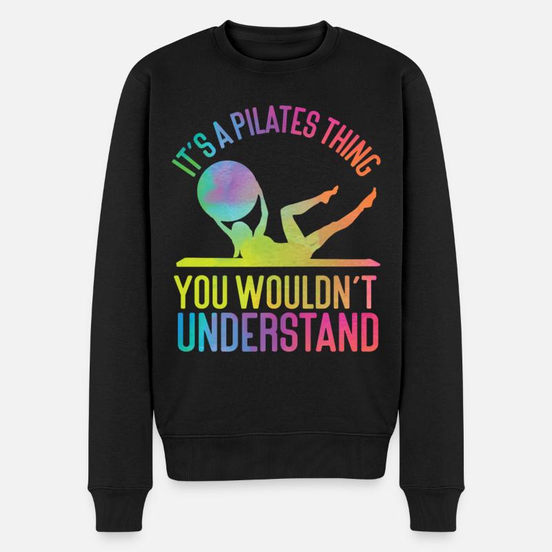Instructeur de Pilates Enseignant - Pull Premium bio Homme - noir