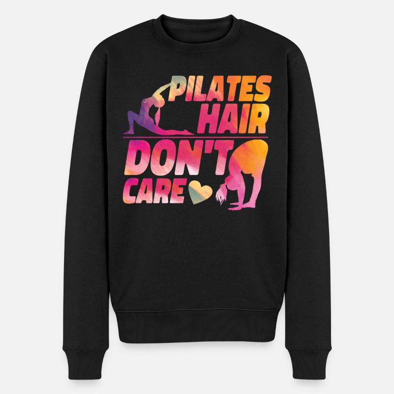 Instructeur de Pilates Professeur Fille - Pull Premium bio Homme - noir