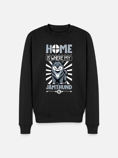 Home - Jämthund - Men's Premium Organic Jumper - black