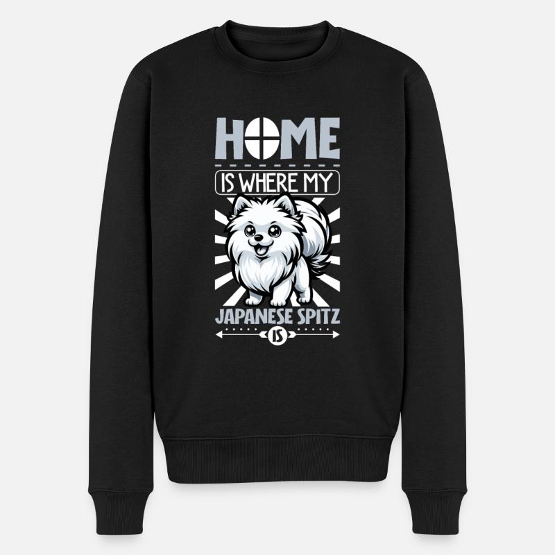 Accueil - Japan-Spitz - Pull Premium bio Homme - noir