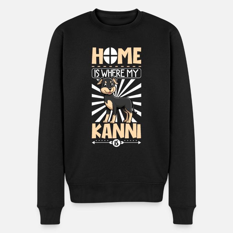 Accueil - Kanni - Pull Premium bio Homme - noir
