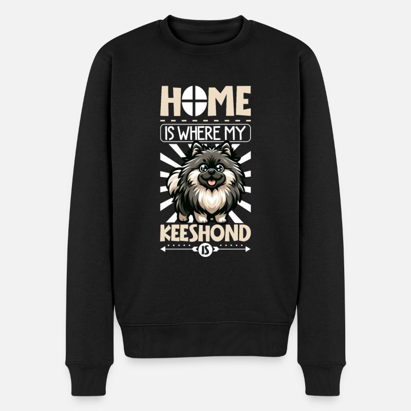 Accueil - Wolfsspitz - Pull Premium bio Homme - noir