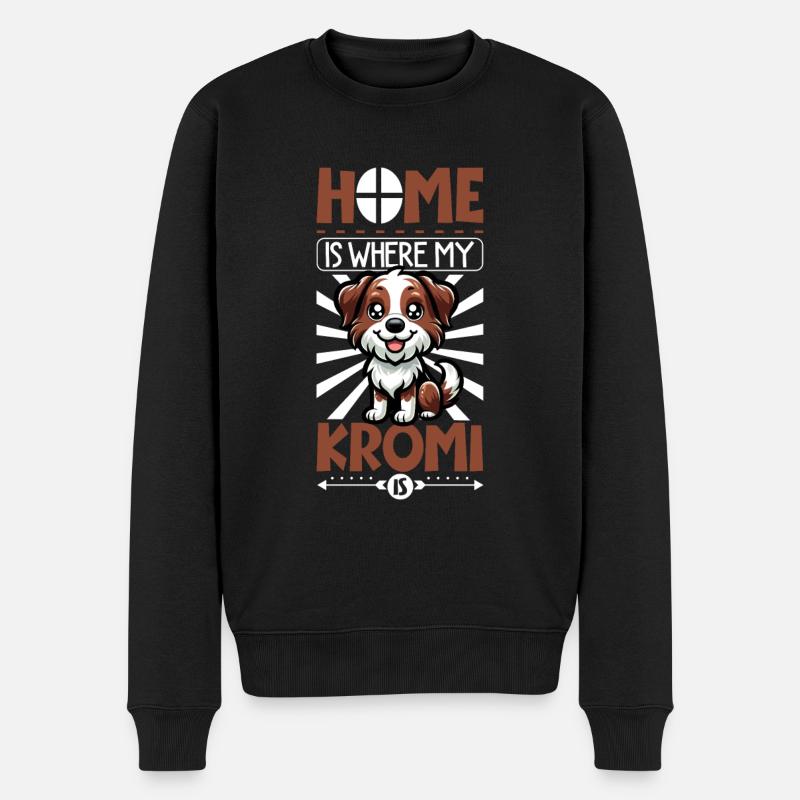 Page d’accueil - Kromfohrländer - Pull Premium bio Homme - noir