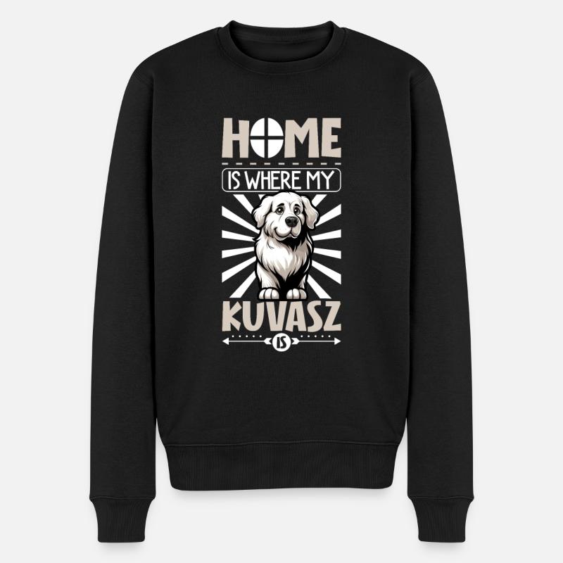 Accueil - Kuvasz - Pull Premium bio Homme - noir