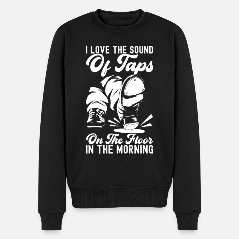 Stepptanz Stepptänzer - Männer Premium Bio Pullover - Schwarz
