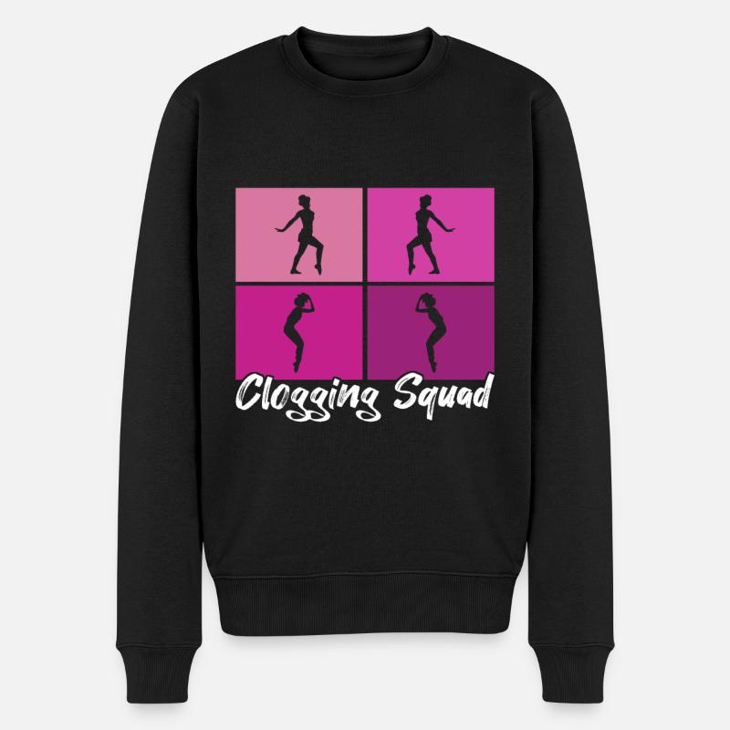 Tap Dance Tap Dancer - Men's Premium Organic Jumper - black