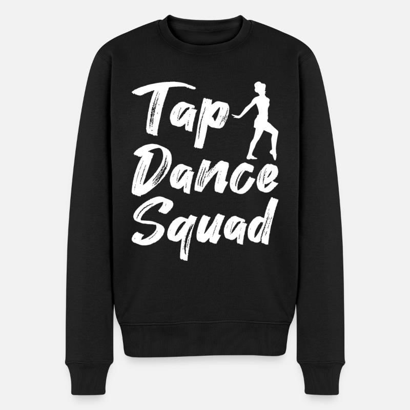 Stepptanz Stepptänzer - Männer Premium Bio Pullover - Schwarz