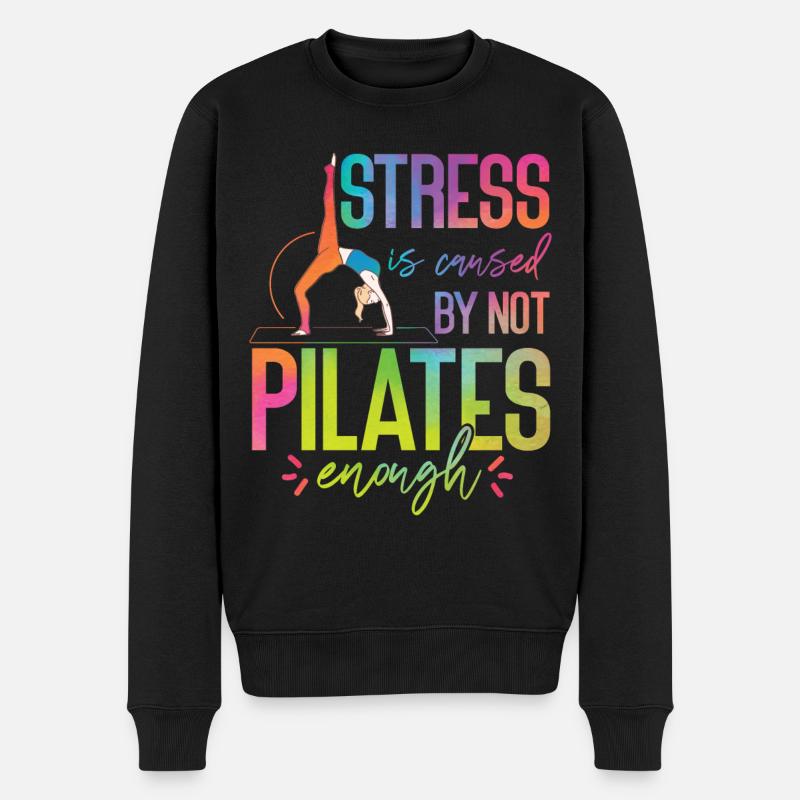 Instructeur de Pilates Enseignant - Pull Premium bio Homme - noir