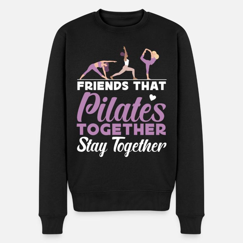 Instructeur de Pilates Professeur Amis - Pull Premium bio Homme - noir