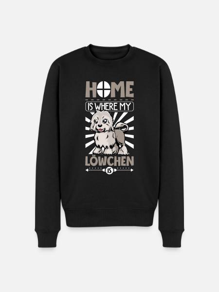 Home - Löwchen - Men's Premium Organic Jumper - black