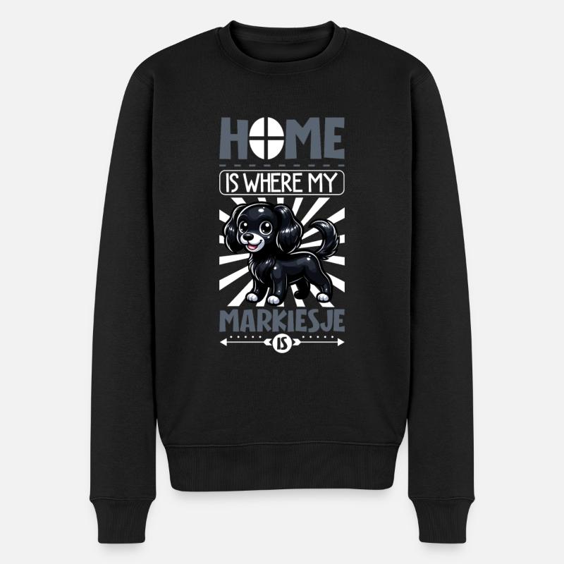 Page d’accueil - Markiesje - Pull Premium bio Homme - noir